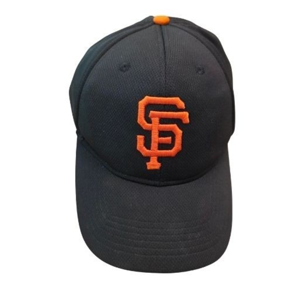 San Francisco Giants MLB OC Sports Black Orange Mesh Adjustable Baseball Cap Hat